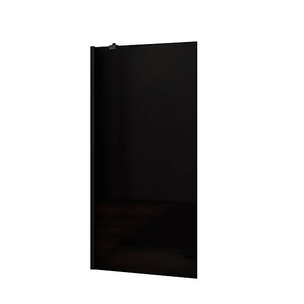 AICA Schwarz Walk In Duschtrennwand B.80xH.200cm Rauchglas Duschwand Mit 50 günstig online kaufen
