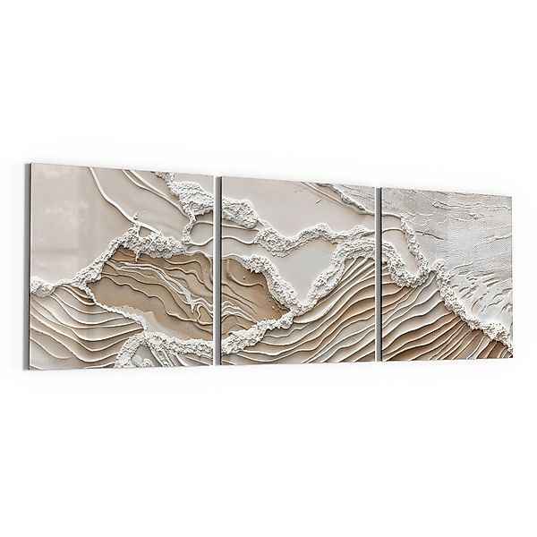 DEQORI Glasbild 'Sandwellenzauber', 'Sandwellenzauber', Glas Wandbild günstig online kaufen