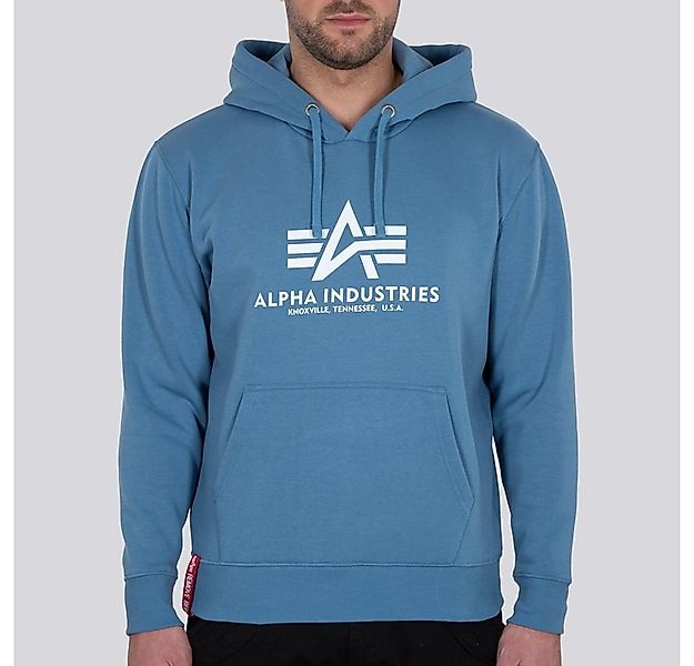 Alpha Industries Kapuzenpullover (Hoodie) Basic Logo airforceblau Herren günstig online kaufen