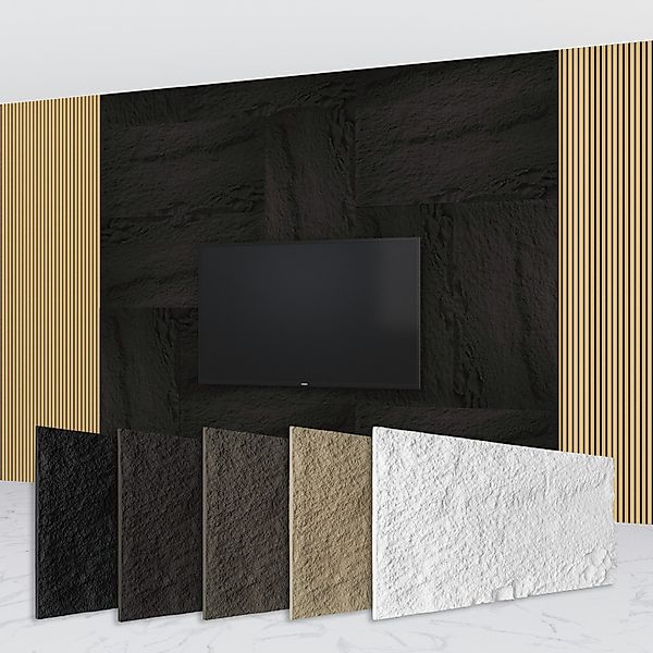 Hexim Wandpaneel, (Steinoptik Felsen Platten 120x60cm günstig online kaufen