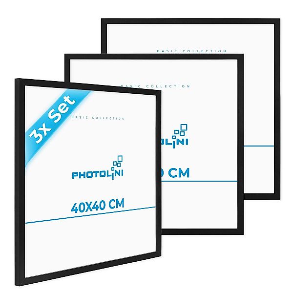 PHOTOLINI Bilderrahmen 3er Set, stabiles MDF-Holz, günstig online kaufen
