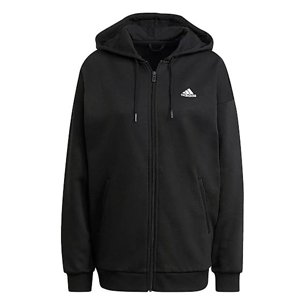 Adidas Sl Ov Sweatshirt Mit Reißverschluss L Black / White günstig online kaufen