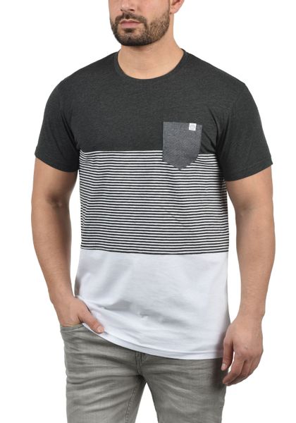 !Solid Rundhalsshirt SDMalte Kurzarmshirt mit Streifen günstig online kaufen
