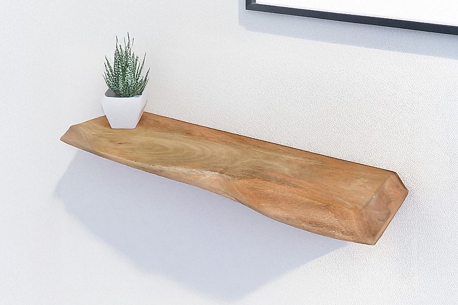 SAM® Wandregal Nomi, massives Mangoholz, Baumkante, günstig online kaufen