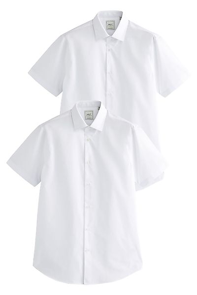 Next Kurzarmhemd Easy Care Kurzarm-Hemden, 2er-Pack günstig online kaufen