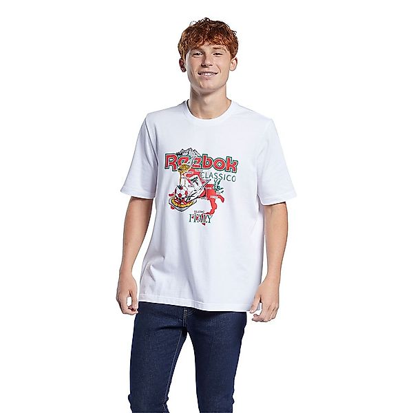 Reebok Classics Graphics Souvenir 4 Kurzärmeliges T-shirt S White günstig online kaufen