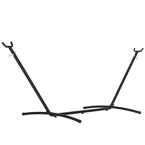 Outsunny Hängemattengestell für Hängematte Metallständer mit Haken 280 x 12 günstig online kaufen