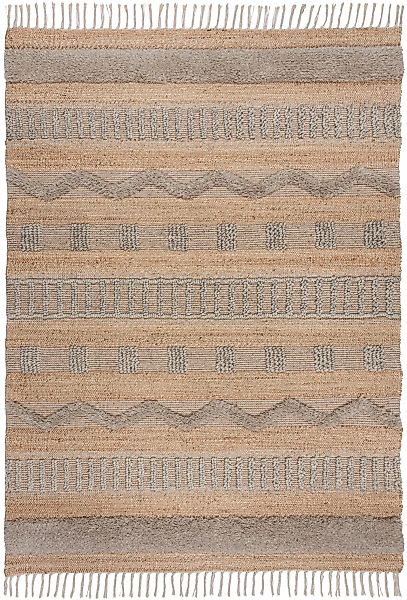 FLAIR RUGS Teppich »Medina«, rechteckig, 12 mm Höhe, Boho-Look, aus Naturfa günstig online kaufen