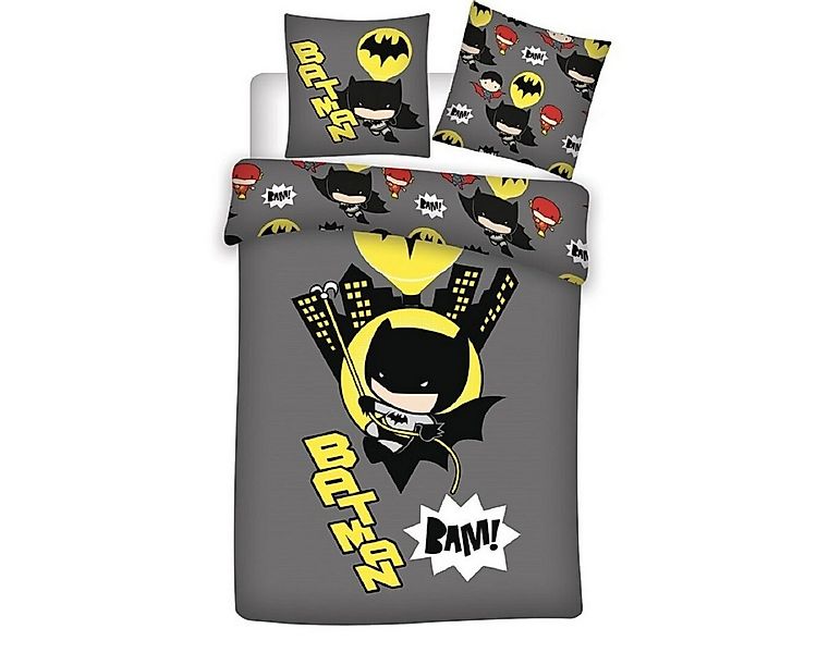 Batman Bettwäsche Set 140x200 cm Bettbezug und 63x63 cm Kissenbezug, Microf günstig online kaufen
