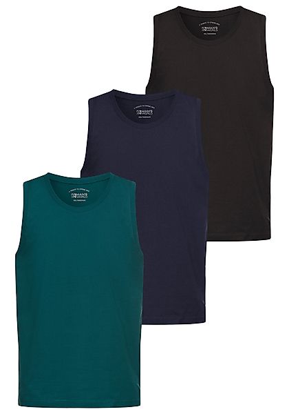 Man's World Muscleshirt (3er-Pack) schmal geschnitten, günstig online kaufen
