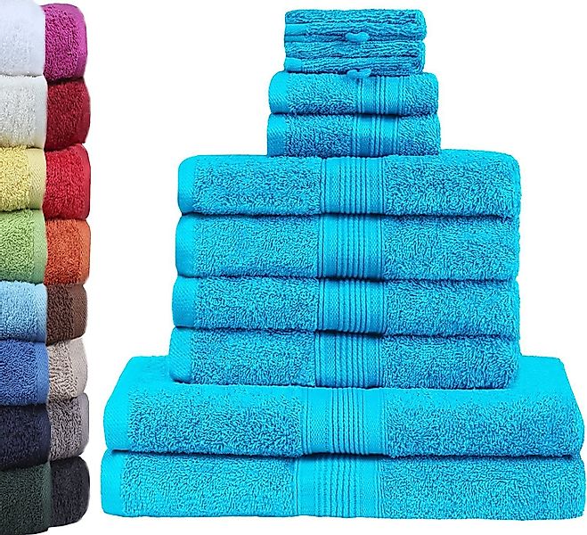 GREEN MARK Textilien Handtuch Set 10er-Set günstig online kaufen