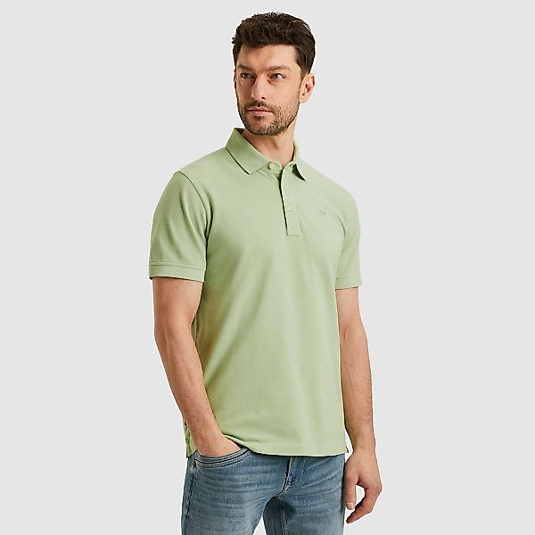 PME LEGEND Poloshirt "Short sleeve polo garment dyed pique", mit Logo Stick günstig online kaufen