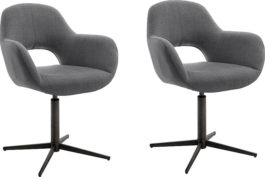 MCA furniture Esszimmerstuhl »Melrose«, (Set), 2 St., Stuhl 360°drehbar mit günstig online kaufen