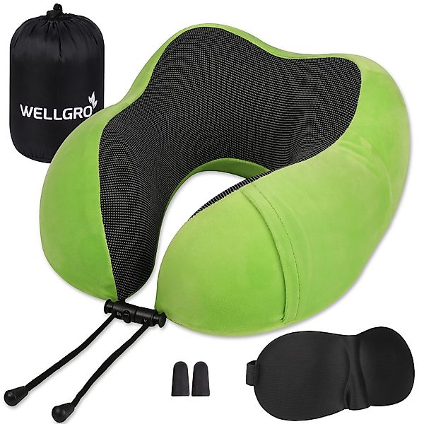 Wellgro Nackenkissen Nackenkissen mit Schlafmaske und günstig online kaufen