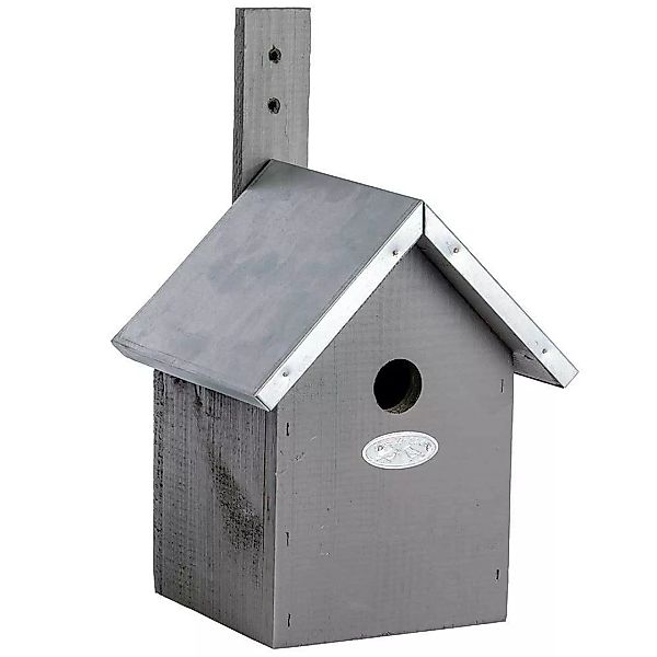 Vogelhaus für Blaumeisen Nistkasten Holz Grau günstig online kaufen