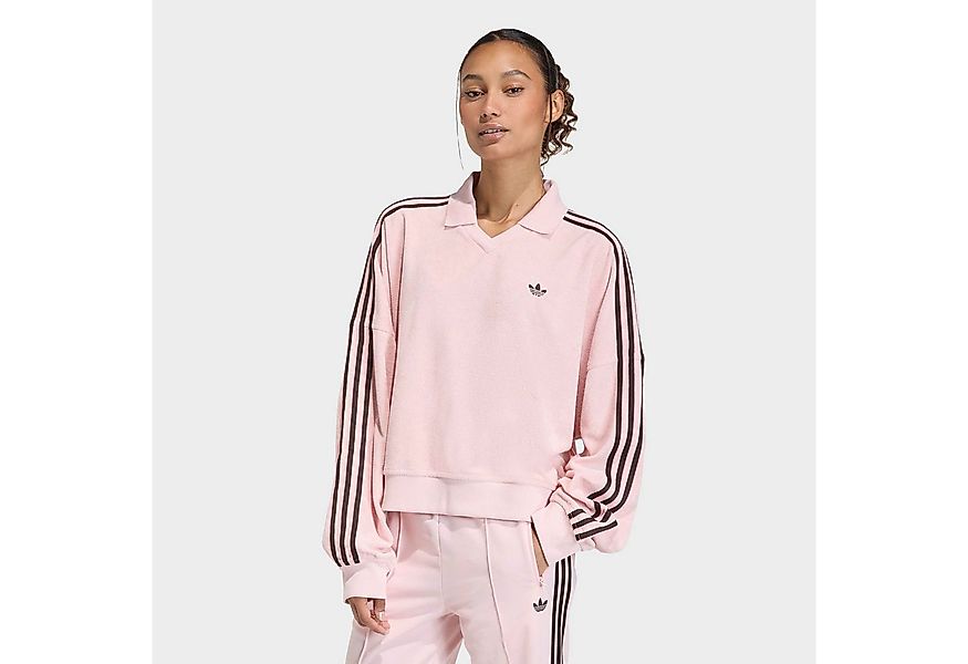 adidas Originals Poloshirt TERRY TOWEL V NECK LONG SLEEVES günstig online kaufen