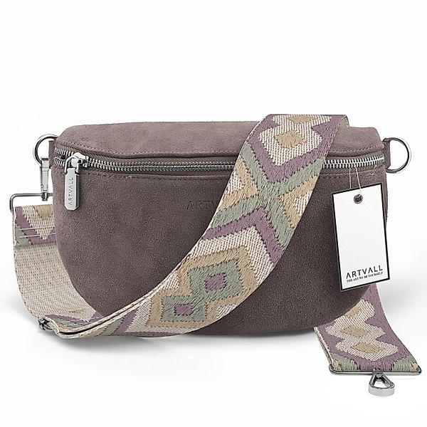 ARTVALL Umhängetasche Wildleder Handtasche Brusttasche Crossbody günstig online kaufen