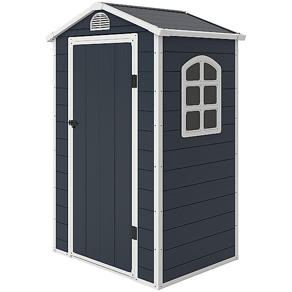 Outsunny Gerätehaus Gartenhaus mit Fenster, Pultdach, günstig online kaufen