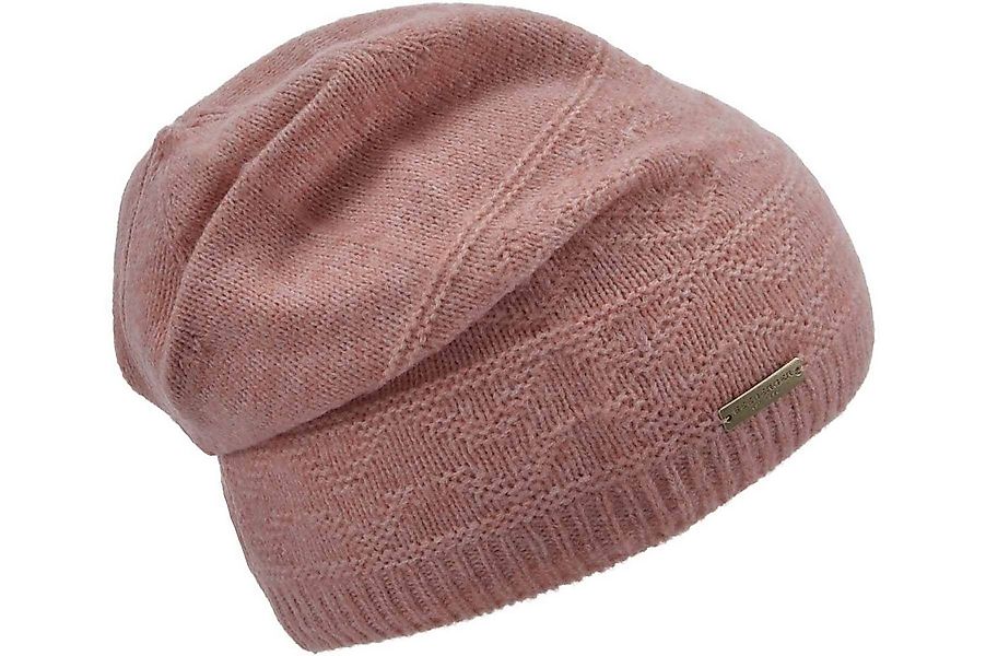 Seeberger Strickmütze Strick Headsock und Jacquard Muster 19698-0 günstig online kaufen