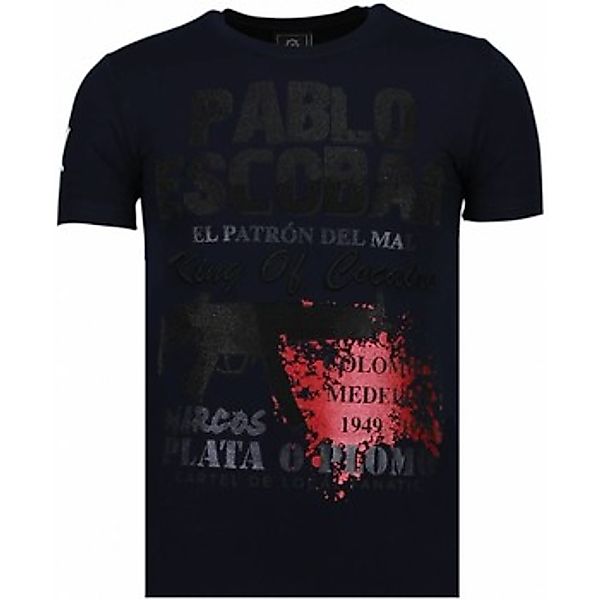 Local Fanatic  T-Shirt Pablo Escobar Narcos Strass günstig online kaufen