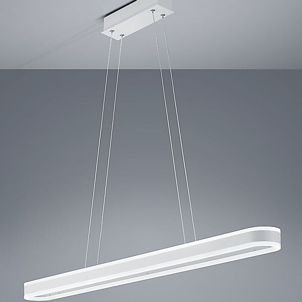 LED Pendelleuchte Liv in weiß-matt dimmbar höhenverstellbar günstig online kaufen