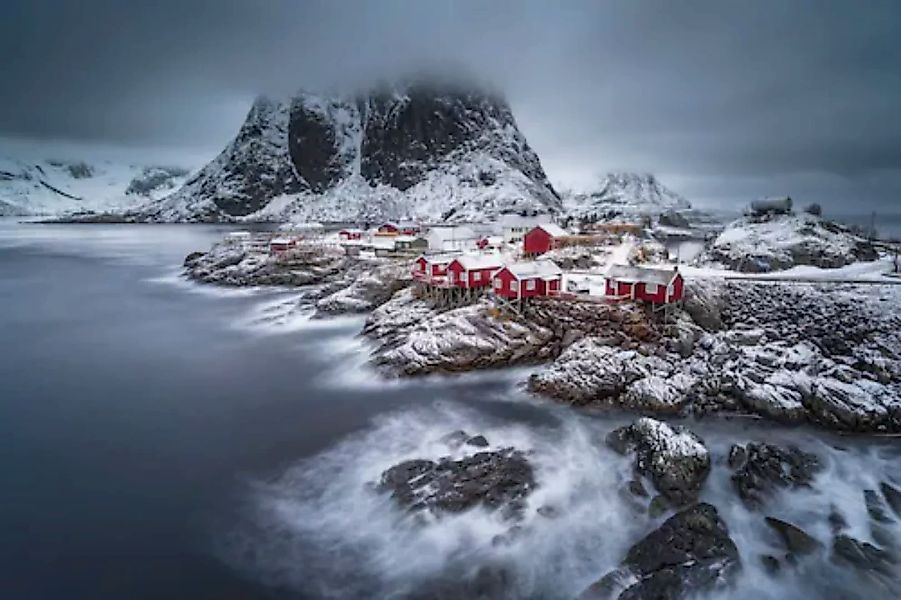 Papermoon Fototapete »Photo-Art ANDY CHAN, WINTER-LOFOTEN-INSELN« günstig online kaufen