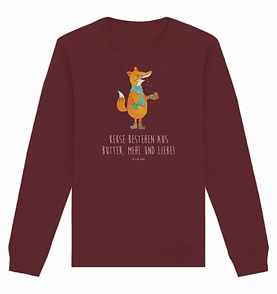 Mr. & Mrs. Panda Longpullover Fuchs Keks Größe S - Burgundy - Geschenk, Füc günstig online kaufen