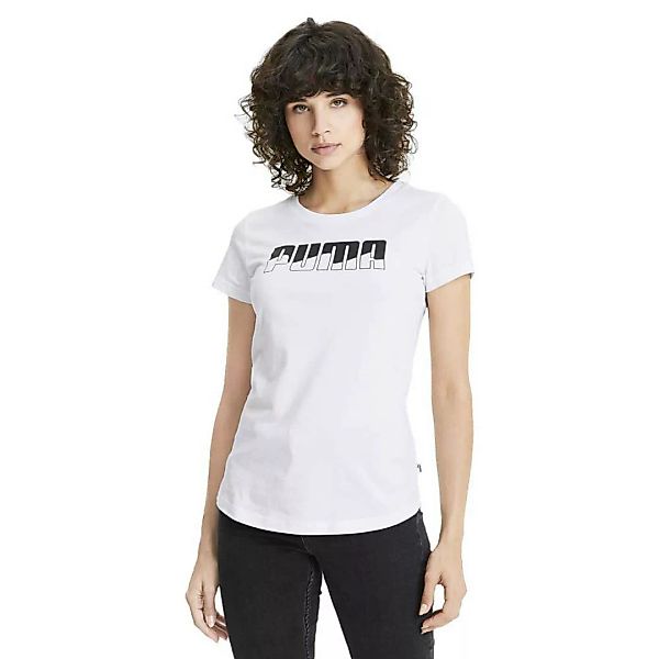 Puma Rebel Graphic Kurzarm T-shirt M Puma White / Black günstig online kaufen