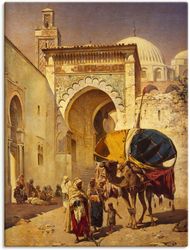 Artland Wandbild »Eine arabische Straßenszene.« Gebäude 1 Stk. tlg. als Lei günstig online kaufen