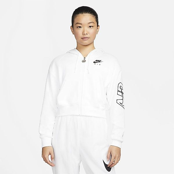 Nike Sportswear Air Fleece Sweatshirt Mit Durchgehendem Reißverschluss L Wh günstig online kaufen