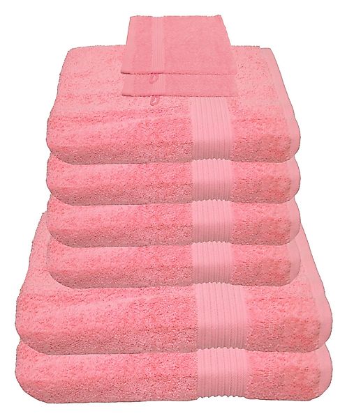 Julie Julsen Handtücher 8-Handtücher-Rosa, Baumwolle (8-St) günstig online kaufen