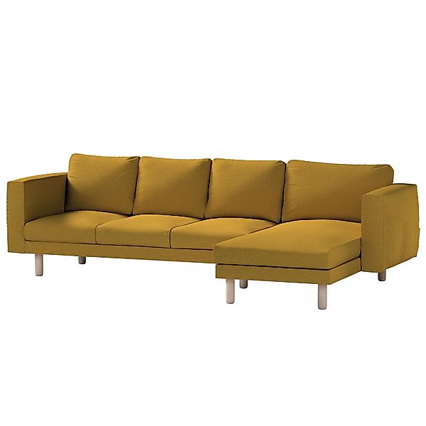 Bezug für Norsborg 4-Sitzer Sofa mit Recamiere, gelb, Norsborg Bezug für 4- günstig online kaufen