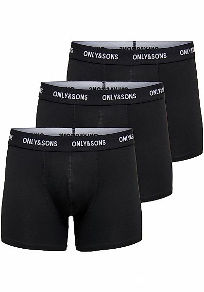 ONLY & SONS Trunk "ONSFITZ SOLID BLACK TRUNK 3PACK3854 NOOS" Packung, 3 Stk günstig online kaufen