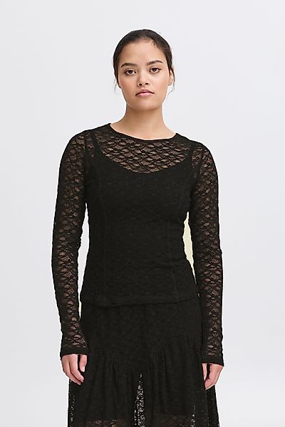 Ichi Langarmshirt IXLACEY Modernes Oberteil mit günstig online kaufen