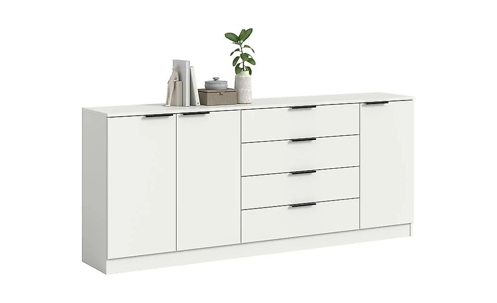 Sideboard   ¦ weiß ¦ Maße (cm): B: 185 H: 80 Kommoden & Sideboards > Sidebo günstig online kaufen
