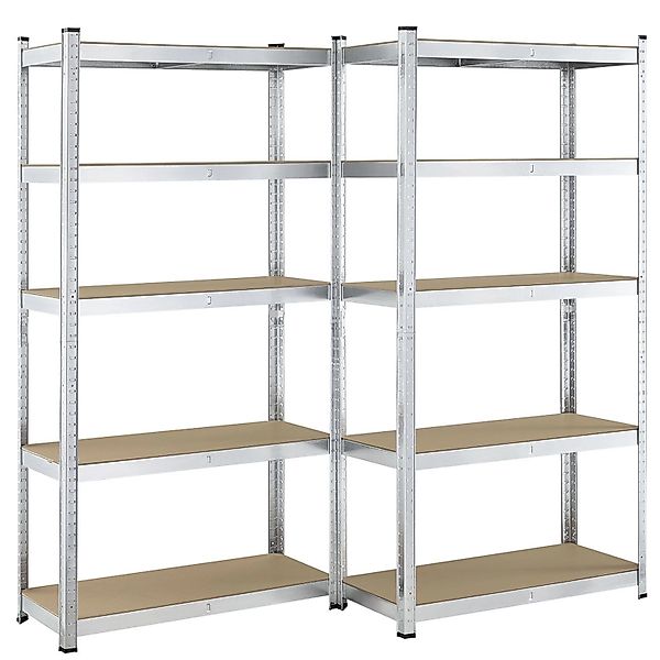 Juskys 3er Regalsystem 1 Corner und 2 Basic Insgesamt 15 Böden mit 2625 kg günstig online kaufen
