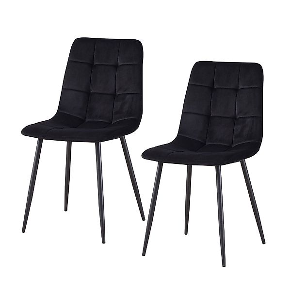HTI-Living Esszimmerstuhl Stuhl Mesa Velvet Schwarz günstig online kaufen