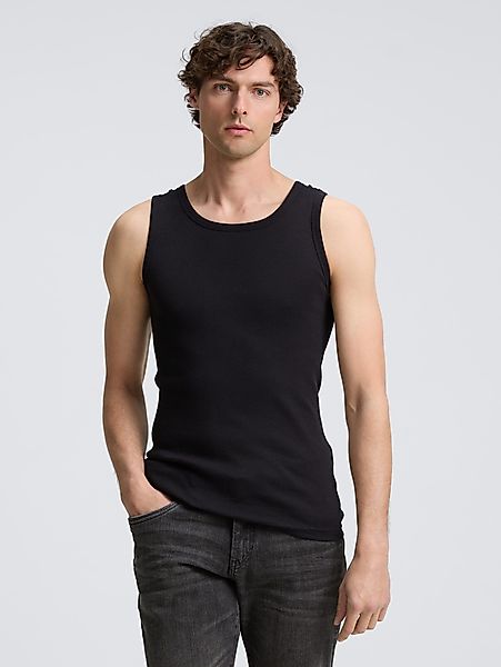 TOM TAILOR Tanktop "Montana" 2er Pack, Rundhalsausschnitt, slim fit, basic, günstig online kaufen