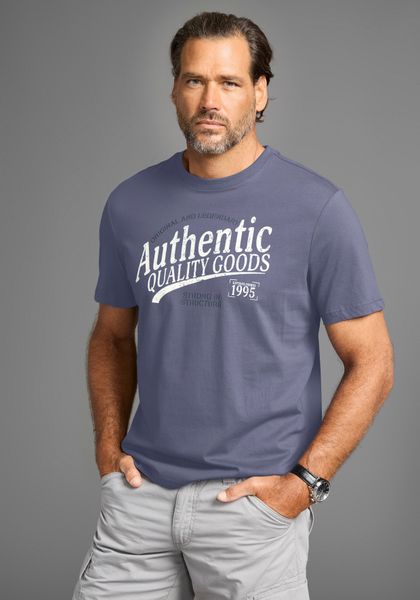 Man's World T-Shirt mit großem sportlichen günstig online kaufen