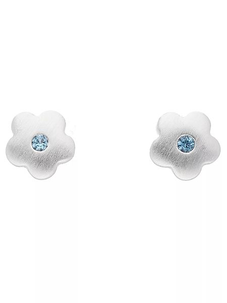 Adelia´s Paar Ohrhänger "925 Silber Ohrringe Ohrstecker Blüte", mit synthet günstig online kaufen