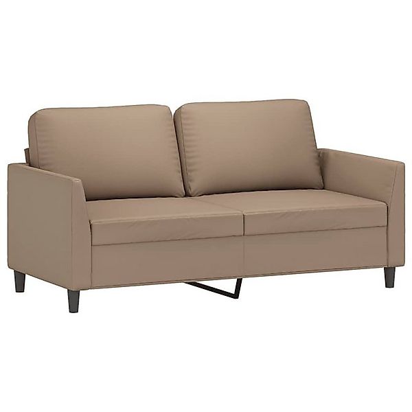 vidaXL Sofa, 2-Sitzer-Sofa Cappuccino-Braun 140 cm Kunstleder günstig online kaufen