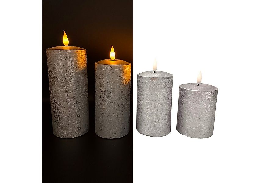 Online-Fuchs LED-Kerze - 4 metallic LED-Kerzen mit Touch-Funktion und 6-Stu günstig online kaufen