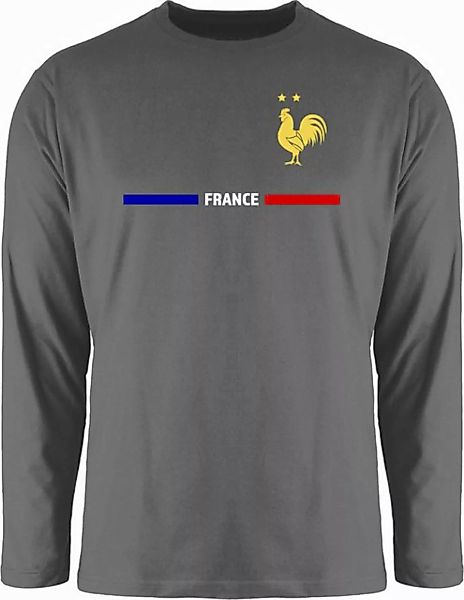 Shirtracer Rundhalsshirt Frankreich Trikot Wappen, France mit Stolz, Franzö günstig online kaufen