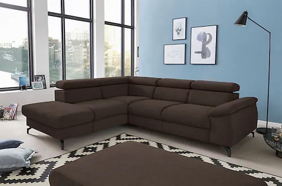 COTTA Polstergarnitur »Komaris L-Form«, (Set), Set bestehend aus: Ecksofa m günstig online kaufen
