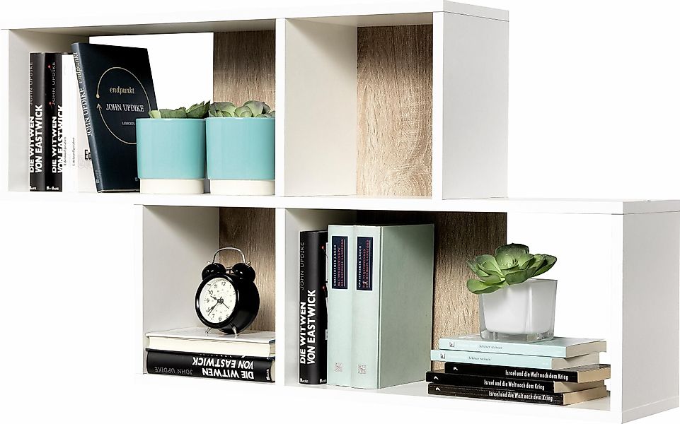 FMD Wandregal Nora, Regal kompakt für günstig online kaufen