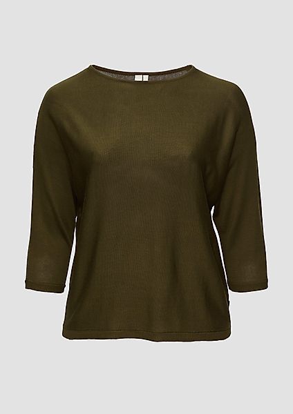 QS Strickpullover Strickpullover mit Fledermausarm günstig online kaufen