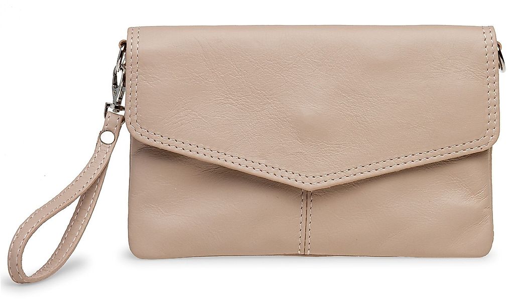 Caspar Clutch Abendtasche Leder Damen Umhängetasche günstig online kaufen
