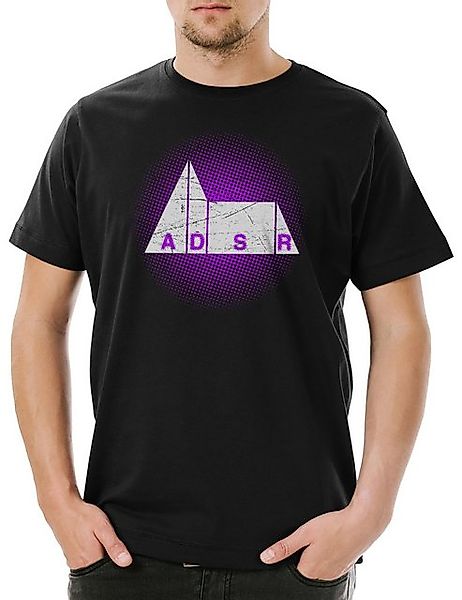 Urban Backwoods Print-Shirt Synthesizer ADSR III Herren T-Shirt Electro Tec günstig online kaufen