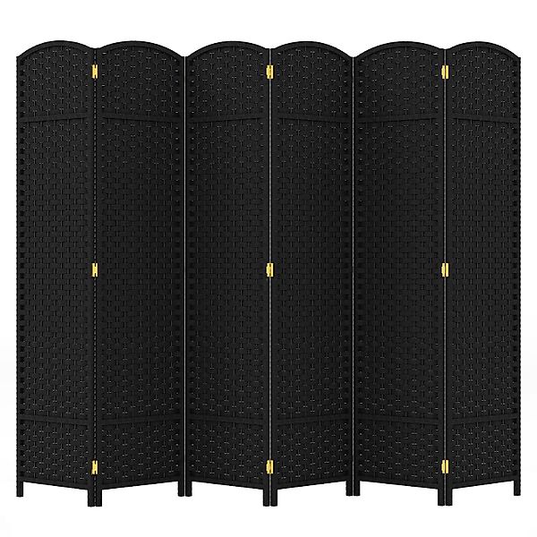 COSTWAY Paravent, Raumteiler 240x170cm, mit handgewebter günstig online kaufen