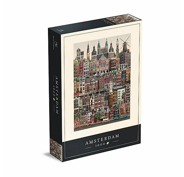 Martin Schwartz Puzzle Amsterdam, 1000 Puzzleteile günstig online kaufen
